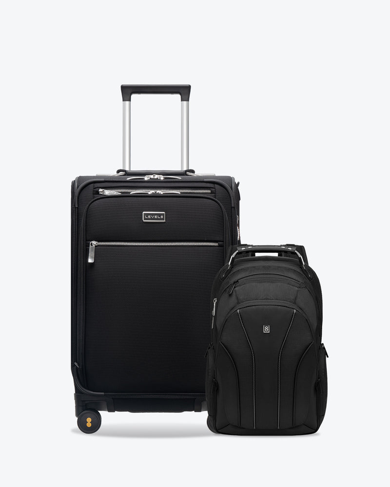 Atlas Laptop Backpack and Capture Luggage Set