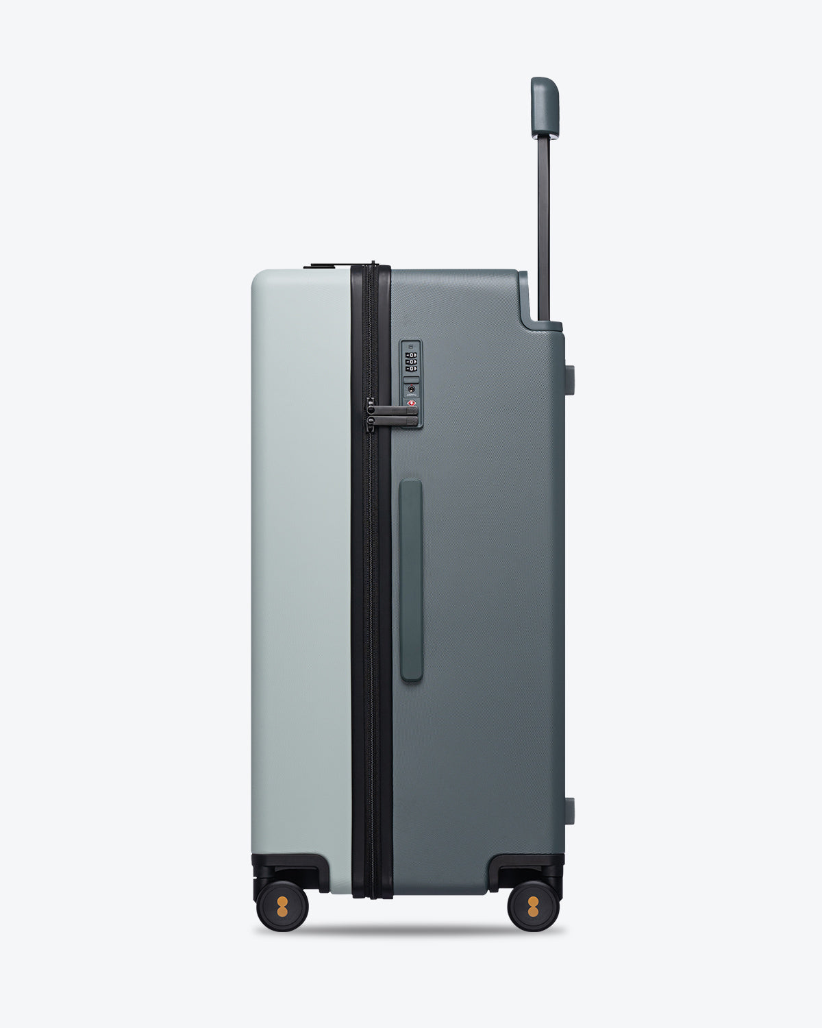 Voyageur Checked 26'' Celadon_LIMITED suitcase side view