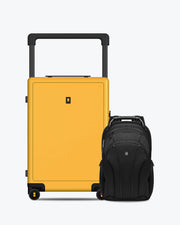 Atlas Laptop Backpack and Voyageur Luggage Set