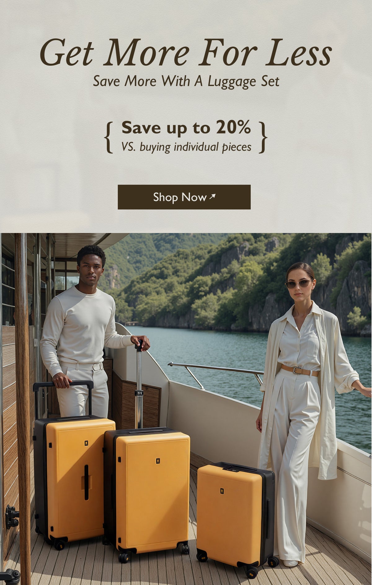 Luggage set save more