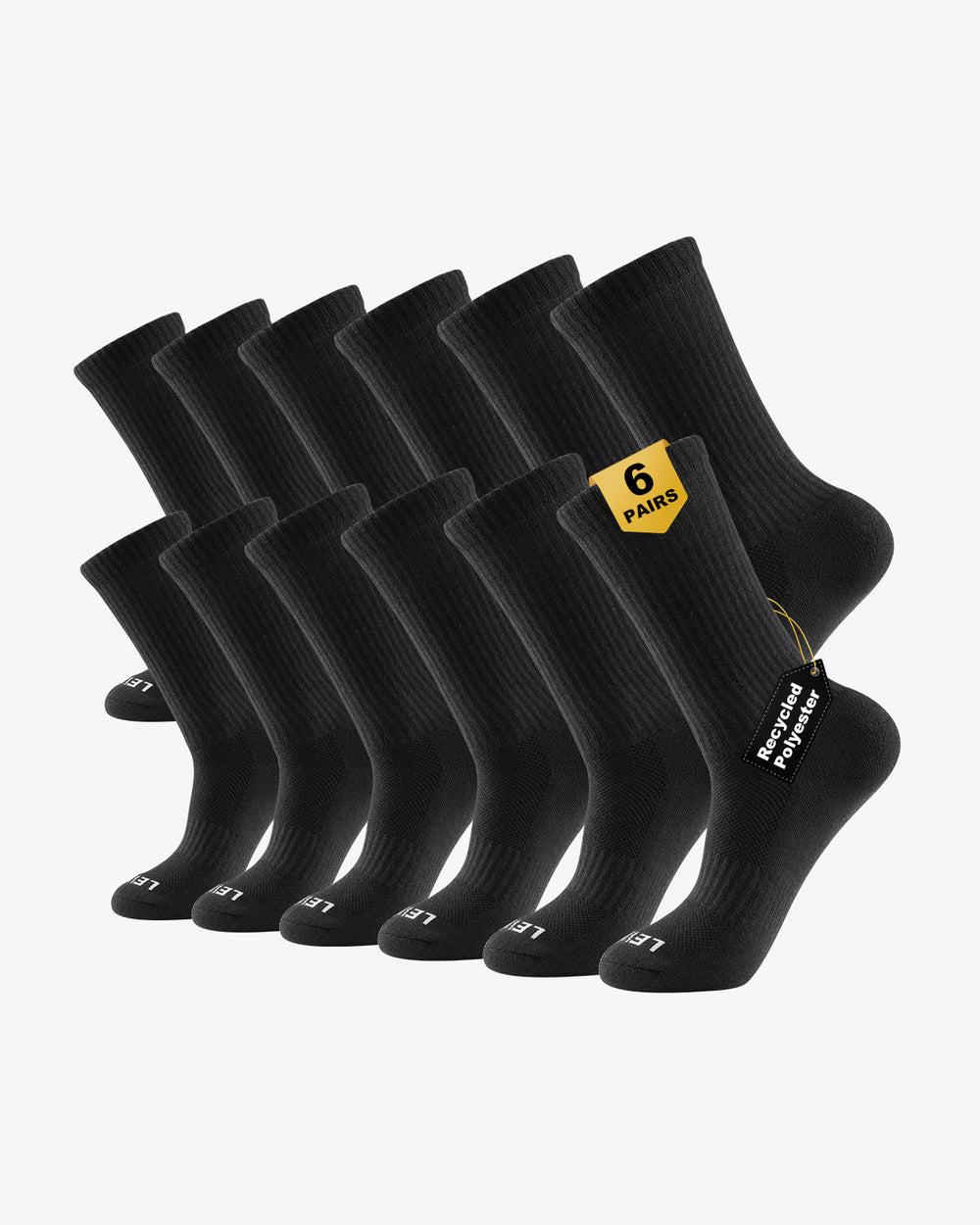 Men's Crew Socks 6-Pack