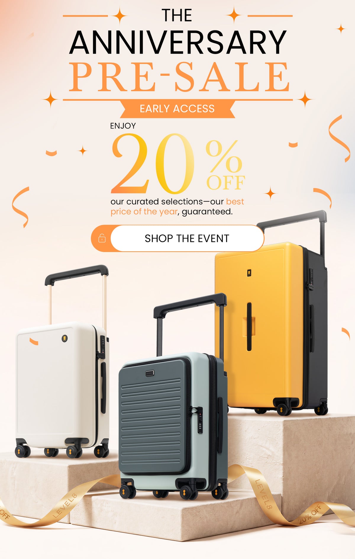 level8 anniversary pre-sale 20% off