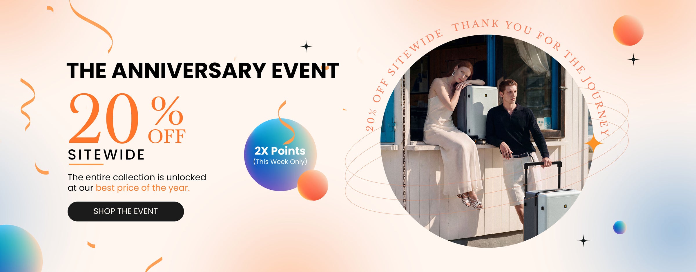 The Anniversary Event-Enjoy an auto-applied 20% OFF sitewide