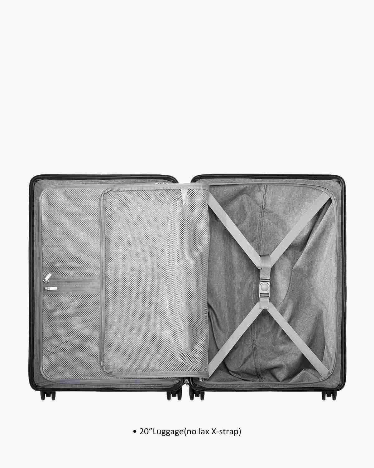 LEVEL8 Elegance Matte Luggage Set，Lightweight Hardside Suitcase