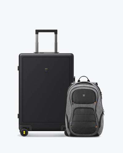 Condor Backpack and Textured Luggage Set