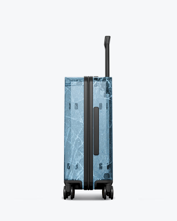 Eco Transparent Carry-On Luggage 20" Blue (Only available in EU)