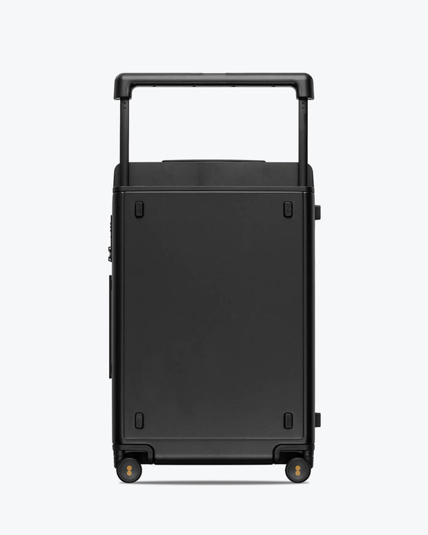 large luggage with wide handle back view