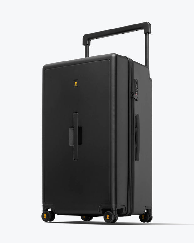 LEVEL8 Gibraltar Carry on Luggage, 20 Aluminum Luggage Hardside Suitcase  Zipperless Luggage with TSA Lock, 8 Spinner Wheels - Dark Grey