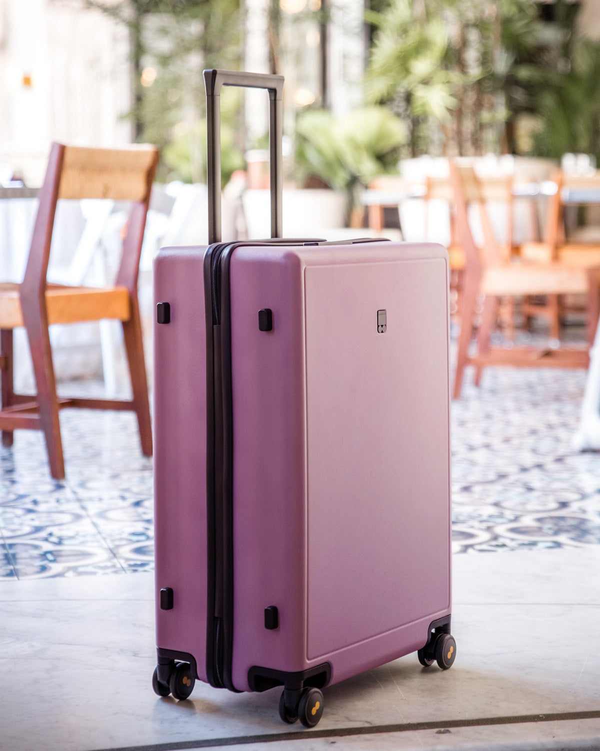 Pink Hardside Carry-on Matte Suitcase Level8: Travel with Style